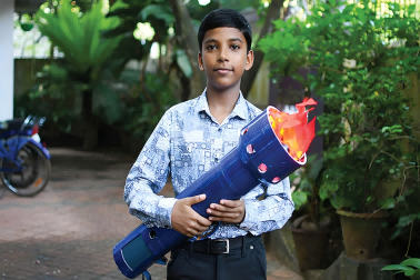 Youngest to Make a Device to Protect from Wild Animals